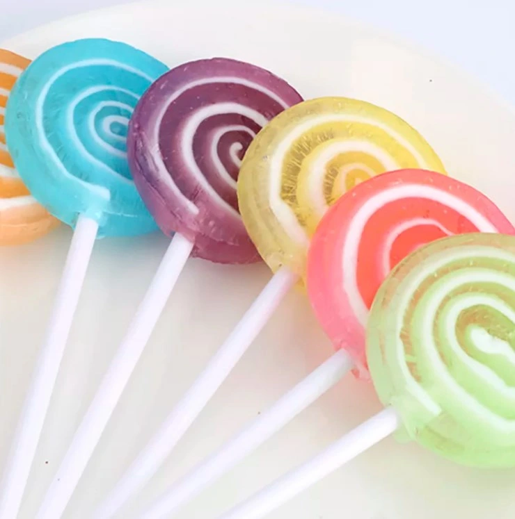 Wholesale Display Stand 15g Fruit Flavors Lollipop Hard Candy Lollipop