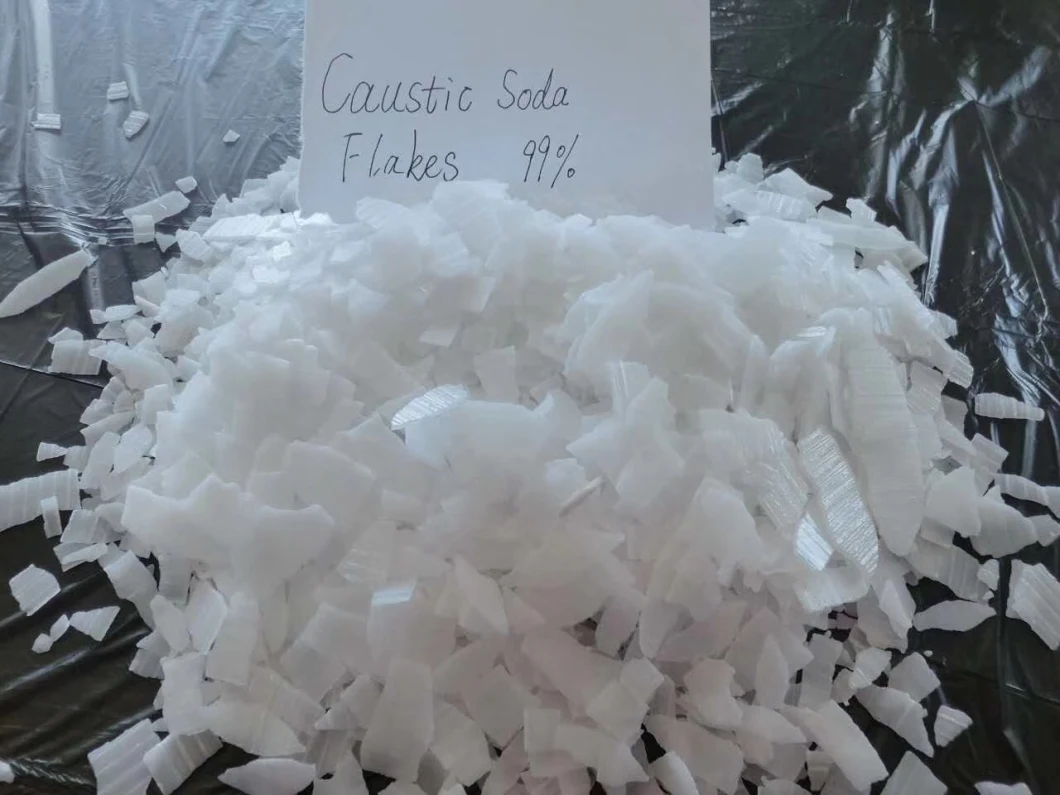 Factory Supply 99% Caustic Soda Flakes /Caustic Soda Solid White Crystal Granule Powder for Sale