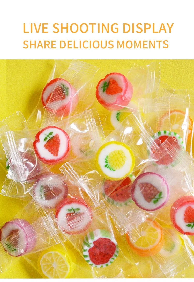 500g Various Fruit Shapes and Flavors Sliced Hard Candy