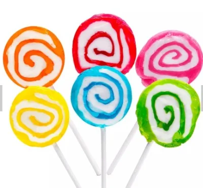 Großhandel Halal Rainbow Heart Shaped Candy Fruity Lollipop