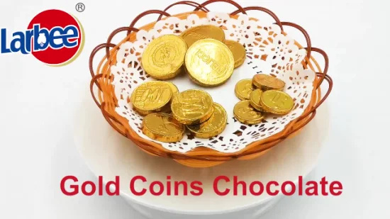 Hochwertige süße Goldmünzen-Schokolade in Tüten für Kinder