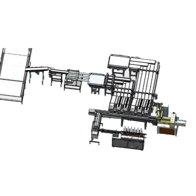 Stick-Produkt mit Kunststoffschalen-Verpackungssystem, Finger-Keks-Verpackungsmaschinen-Systemlinie